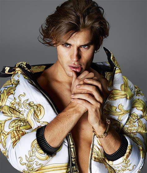 top versace models|Versace model male.